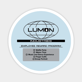 Severance- Lumon Employee Rewards Program- On light Magnet